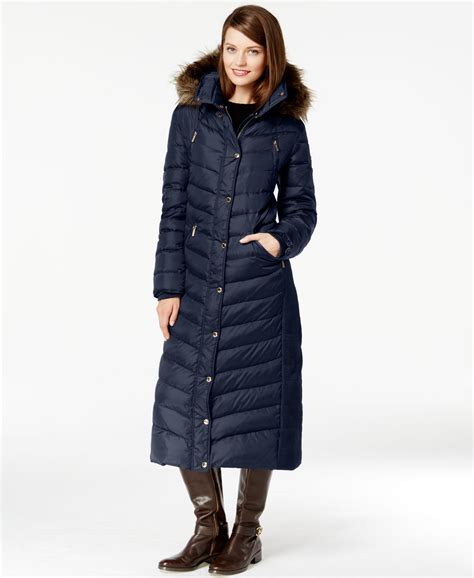 mantel michael kors|michael kors winter jacket women.